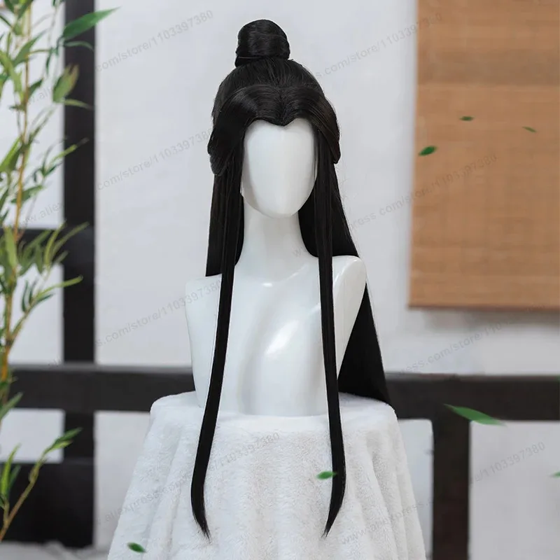 نعمة رسمية لشعر مستعار أنيمي Céu Xie Lian التأثيري، شعر أسود طويل، Tian Guan Ci Fu، Hanfu Xielian، x؛ 2، f؛ 5.n؛