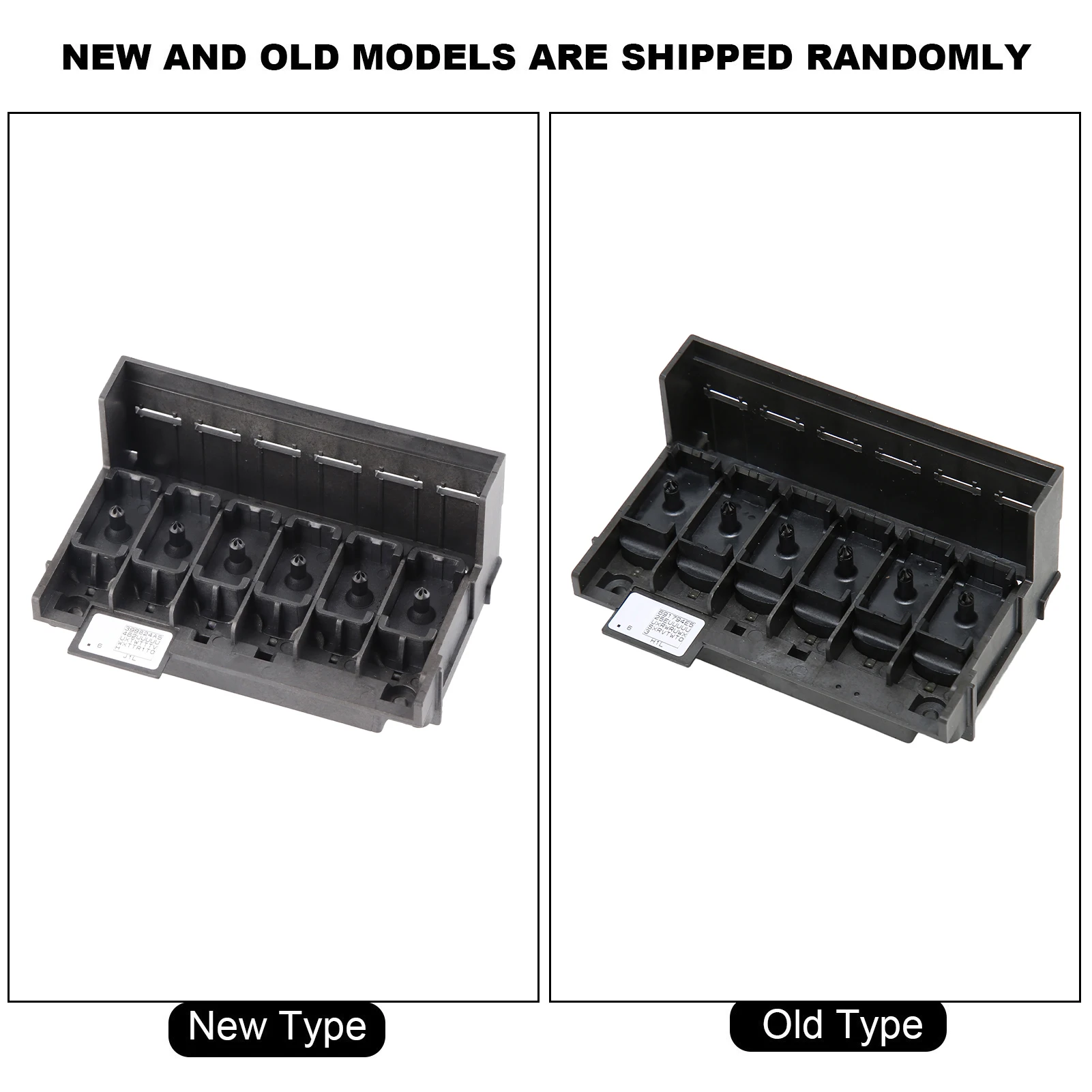 Печатающая головка УФ-принтера, 6-цветная печатающая головка УФ-принтера, прозрачная печать, безопасная стабильная компактная замена печатающей головки для XP600