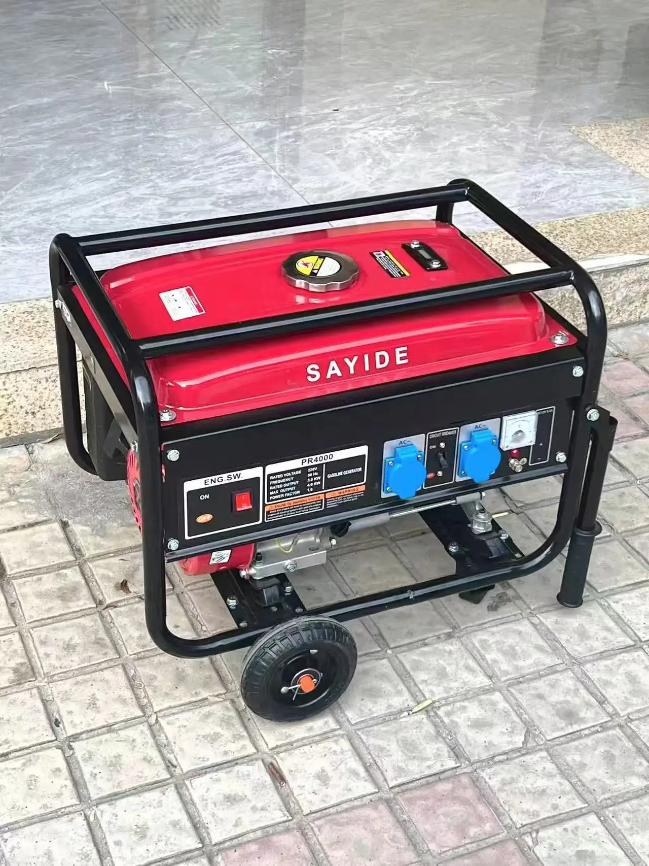 

Low Fuel Consumption 6000W Generator 6KW 7500W Peak Long Runtime Portable Inverter For RV Camping Home Emergency Power