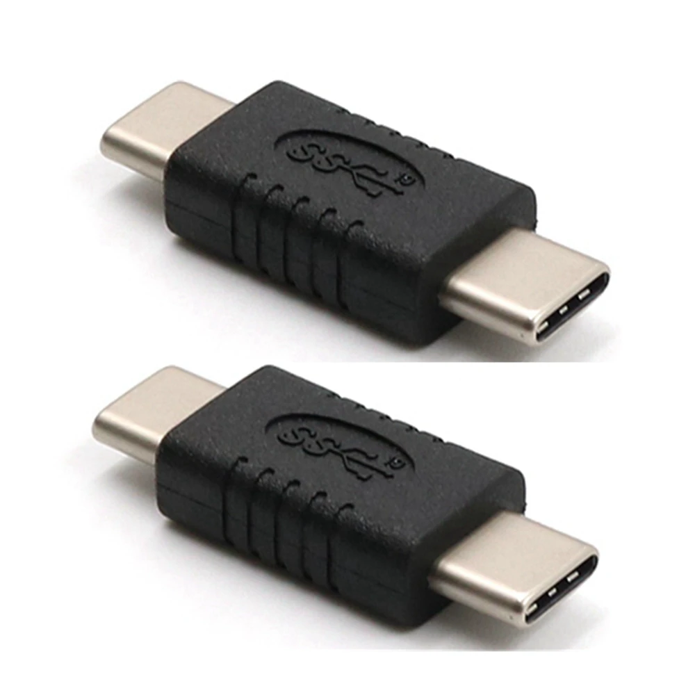 Adaptateur mâle à mâle USB-C Adaptateur de type C minuscule droit Convertisseur de prise USB 3.1 Type-C