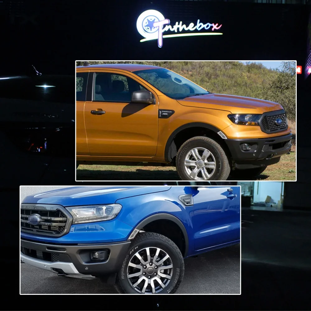 لفورد رينجر XL XLT الوهق 2019-2021 الجبهة الحاجز الجانب ماركر مؤشر غطاء خفيف قذائف لا لمبة/المقبس اكسسوارات السيارات #5