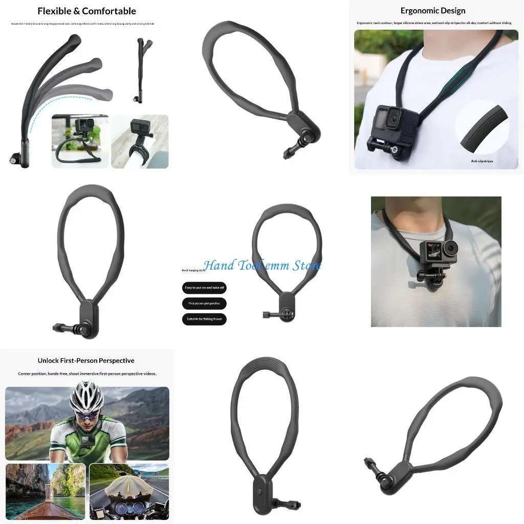 

H37F Hanging Neck Mount for Immersive Action Camera Filming for Action Camera