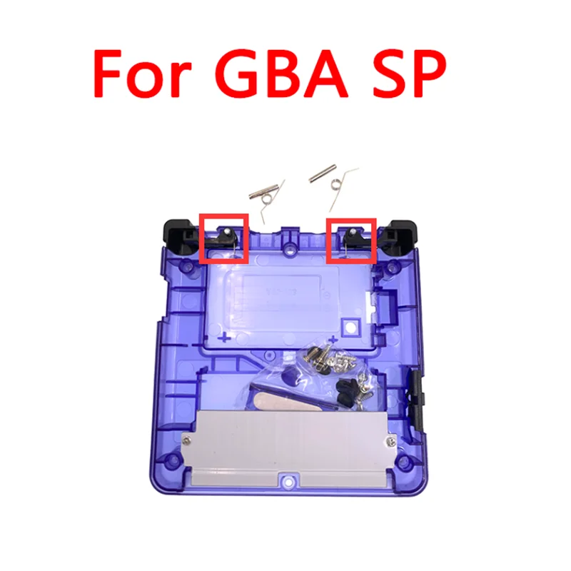 1 Sets L R Button Springs W/ Bars Repair Replacement Parts For GBA SP Right Left Buttons Springs GBASP