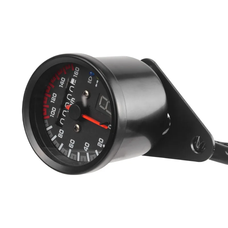 Motorcycle LED mileage strap file display, retro instrument modified code meter