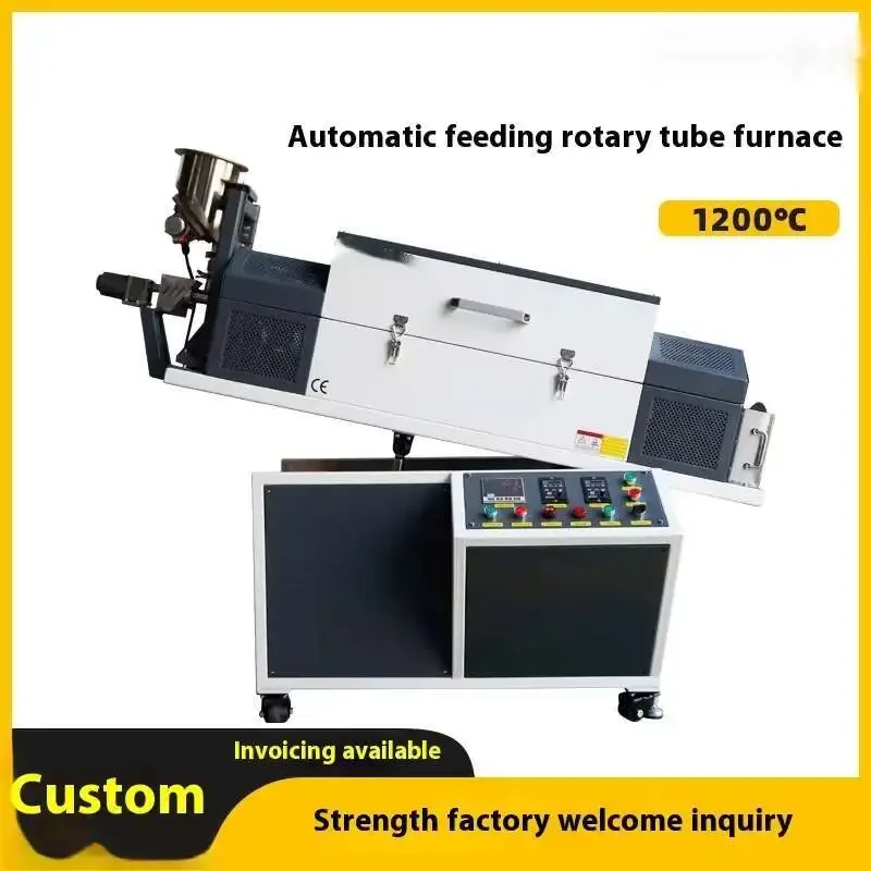 

Automatic Feeding Inclined Rotary Tube Powder Sintering Rotating High-Temperature Vacuum Atmosphere Resistance Furnace