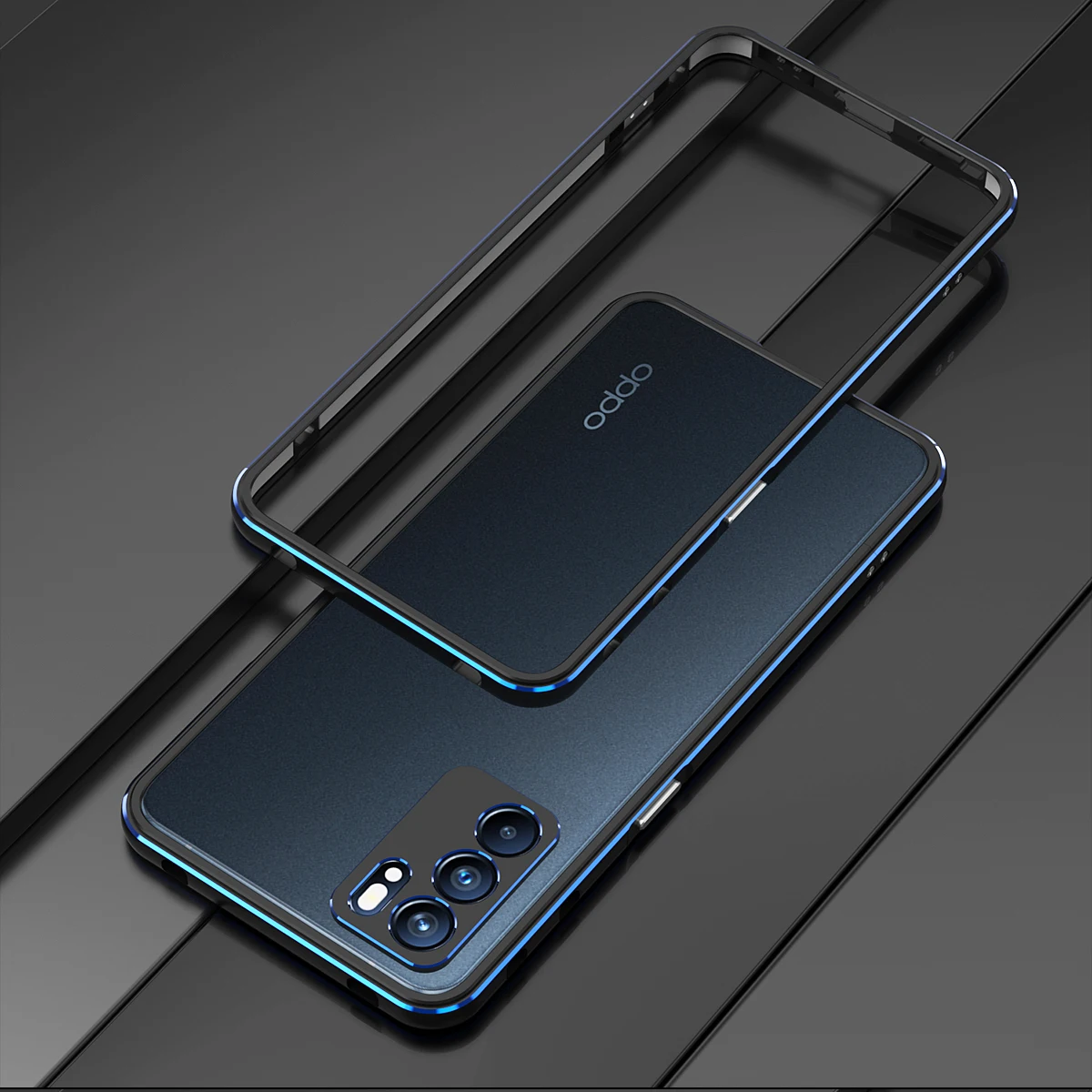 OPPO Reno 6 5G CPH2251 Case Aluminum Metal Bumper for Reno6 5G CPH2251 Ultra Thin Metal Cover for Oppo Reno 6 Reno6 5G CPH2251