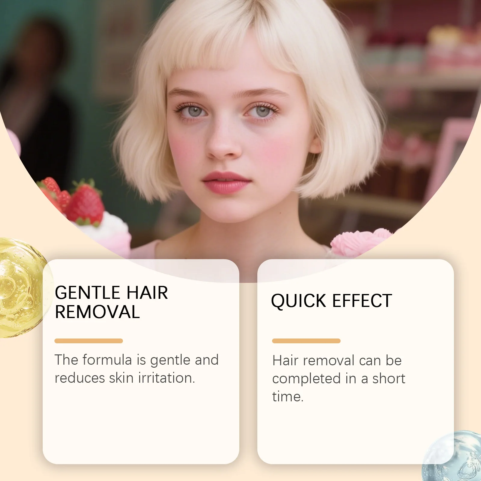 كريم إزالة شعر الوجه غير مؤلم لا تشوبه شائبة كريم إزالة الشعر للبشرة الحساسة مثبط نمو الشعر العلوي مزيل شعر الذقن