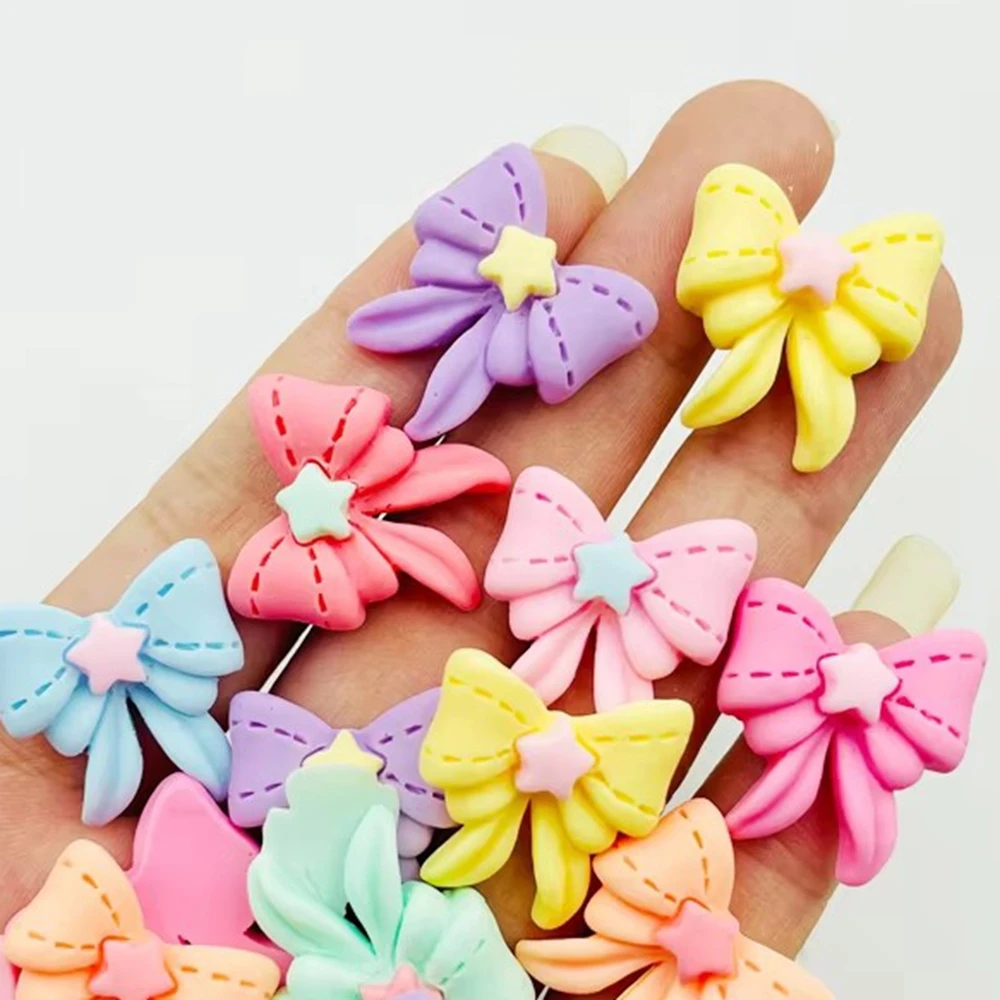 20Pcs New Mini Cute Cartoon Butterfly Junction Flat Back Resin Cabochon Scrapbook DIY Party Embellishments Charm Accessories A88