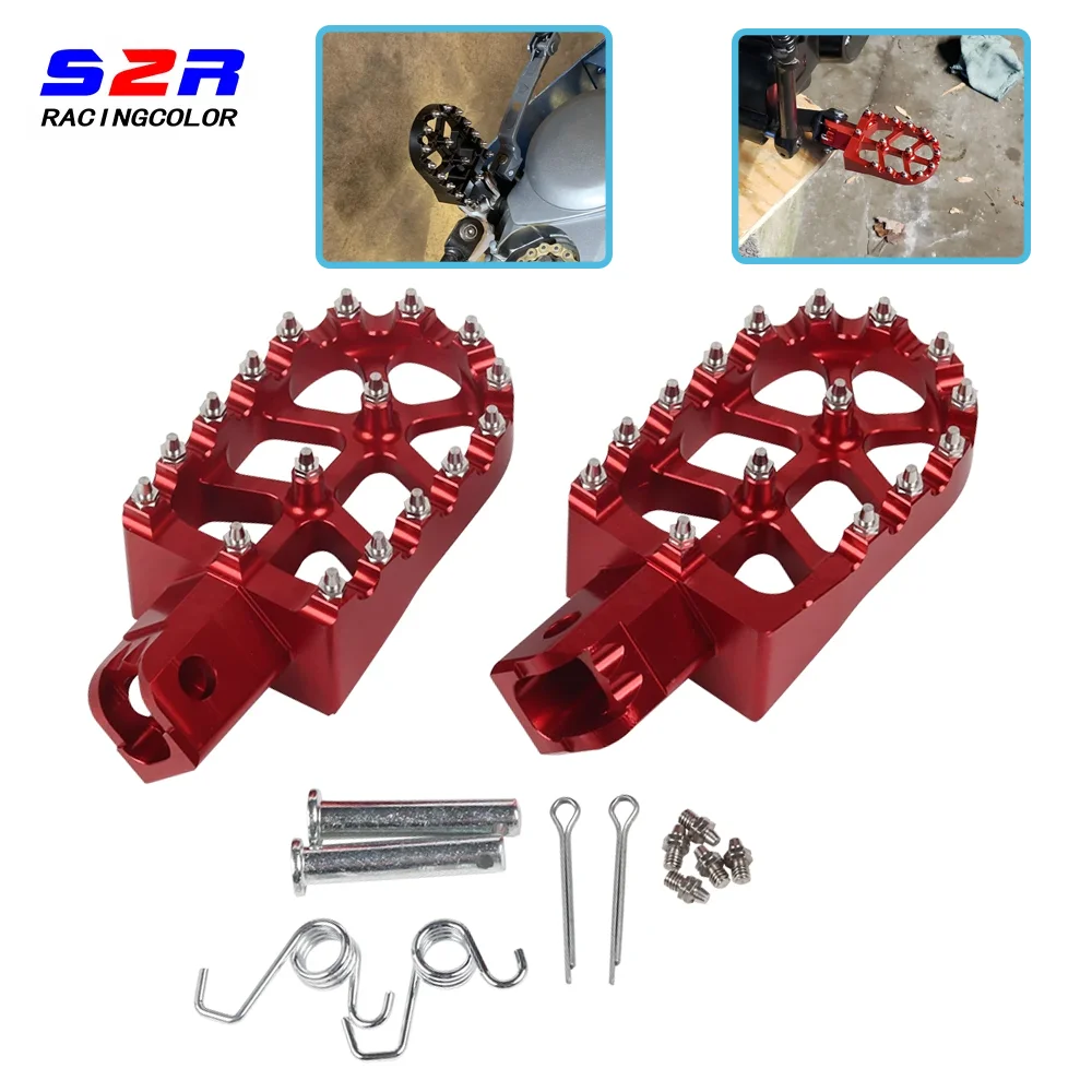 

Motorcycle Accessories Footpeg Footrest Foot Pegs Pedal Rests For HONDA CRF XR 50 70 110 125 CT200U M2R SDG DHZ SSR KAYO
