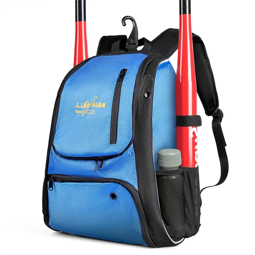 

Baseball Training Bag Large Capacity Softball Backpack with Shoes Compartment Waterproof Match Storage Accessory Bag