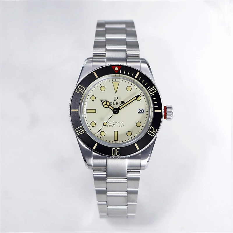 Peleus Vintage 38mm 6200 Diver Watch New Upgraded for Men Luxury NH35 Automatic Mechanical  Waterproof 100m