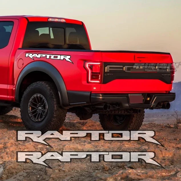 2x ملصقات تصفيف السيارة مناسبة للحاجز الخلفي رابتور F150 مغامرة تعديل زين السيارات شاحنة بيك اب الذيل الديكور ملصق مائي #2