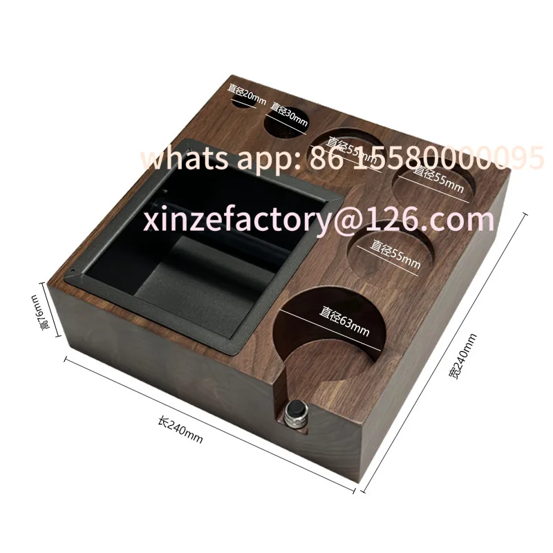 

Customizable solid wood powder and slag box multi-functional integrated