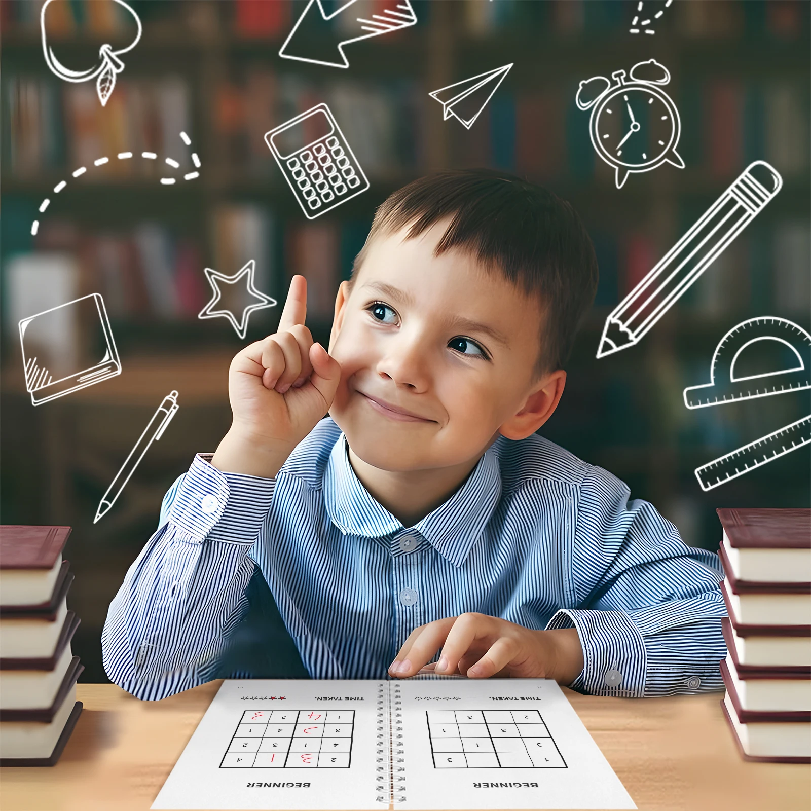 Kids Sudoku Challenge: Fun and Easy Puzzles for Young Minds to Develop Logic and Problem-Solving Skills