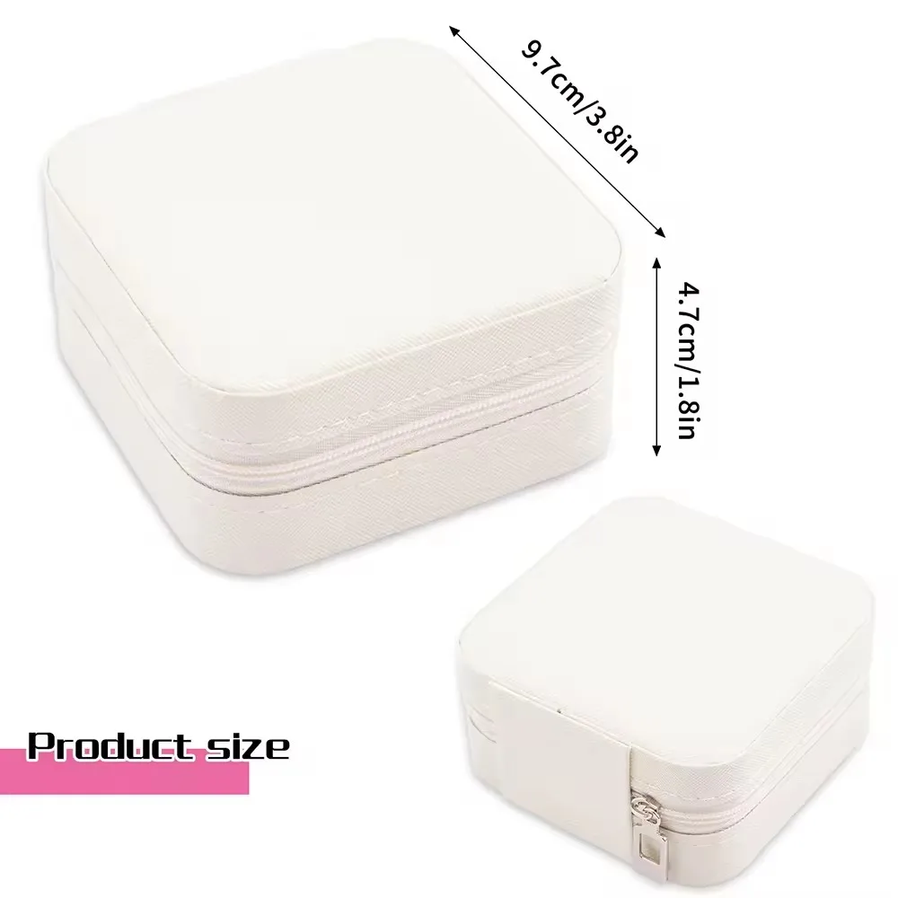 Travel jewelry box storage box leather small wholesale earrings necklace storage box storage box jewelry display stand