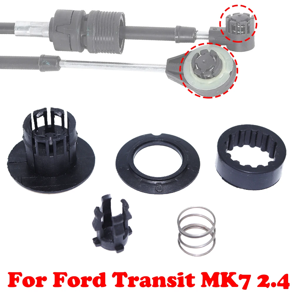 

Loose Shifting Issue Fix For Ford Transit MK7 2.4 FWD RWD 6Speed Gear Selector Shift Cable linkage End Repair Kit 2004 2005-2016