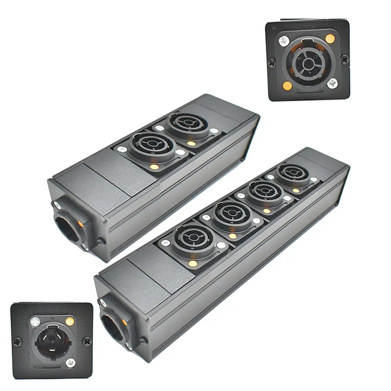 NAC3FPX NAC3MPX PDU Power strip Schuko Powerlink box audio 3P aviation socket