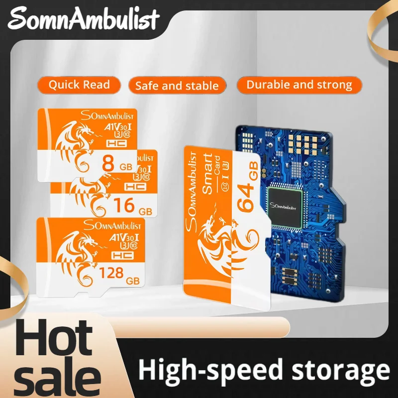 

SomnAmbulist Memory Card 64GB High Speed Mini TF Card C10 U3 A1 for Drone Audio Surveillance Device 64GB TF Card