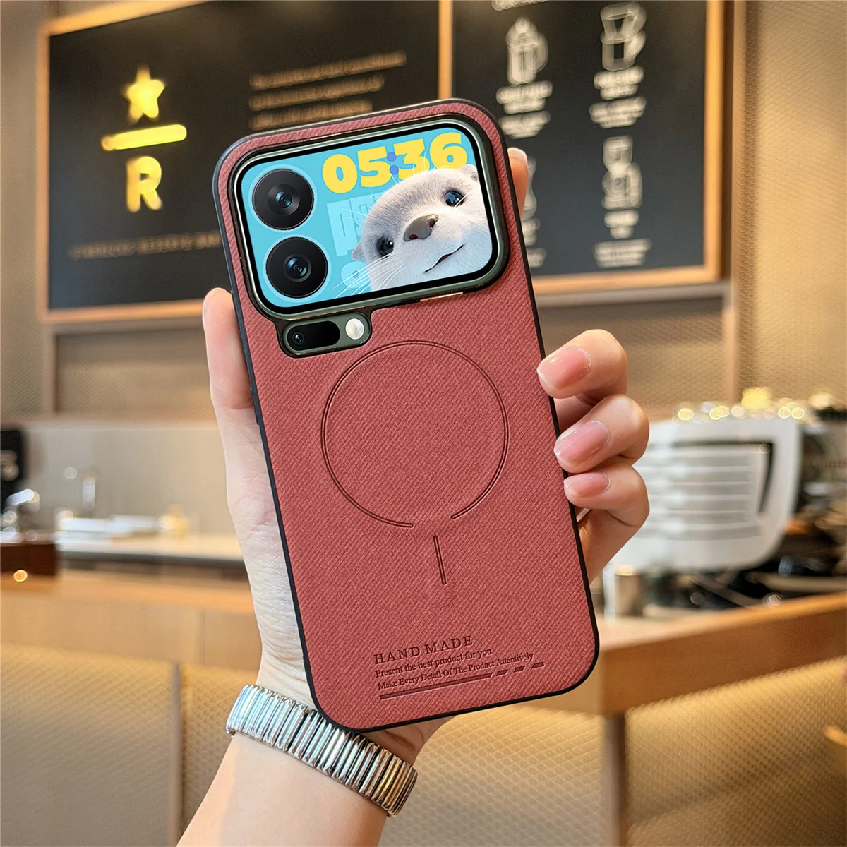 حافظة هاتف جلدية فاخرة لهاتف Magsafe لهاتف Xiaomi 15 15T Pro Xiaomi 17 Pro Max غطاء حماية للشحن اللاسلكي المغناطيسي #1