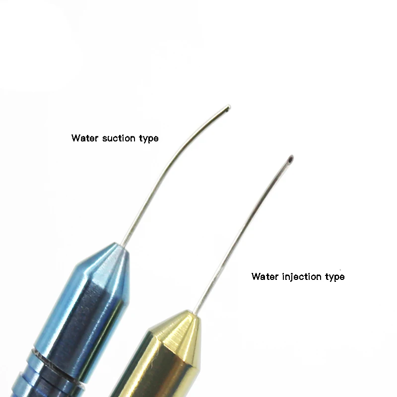 Microinstrumentos oftálmicos de aleación de titanio, mango al ras de superemulsión, mango de succión de inyección, agua separada