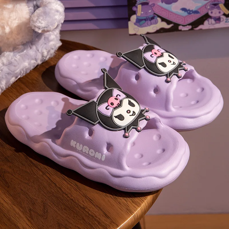 Cartoon Sanrio Cinnamoroll My Melody Kuromi Kero Kero Keroppi Slippers Cute Summer Ladies Slippers Home Slippers