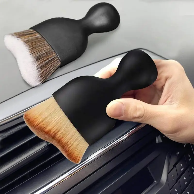 

Car Crevice Dust Removal Artifact Brush Car Vent Cleaning Soft Brush Car Interior Cleaning Tool Air Outlet Cleaning Soft Brush