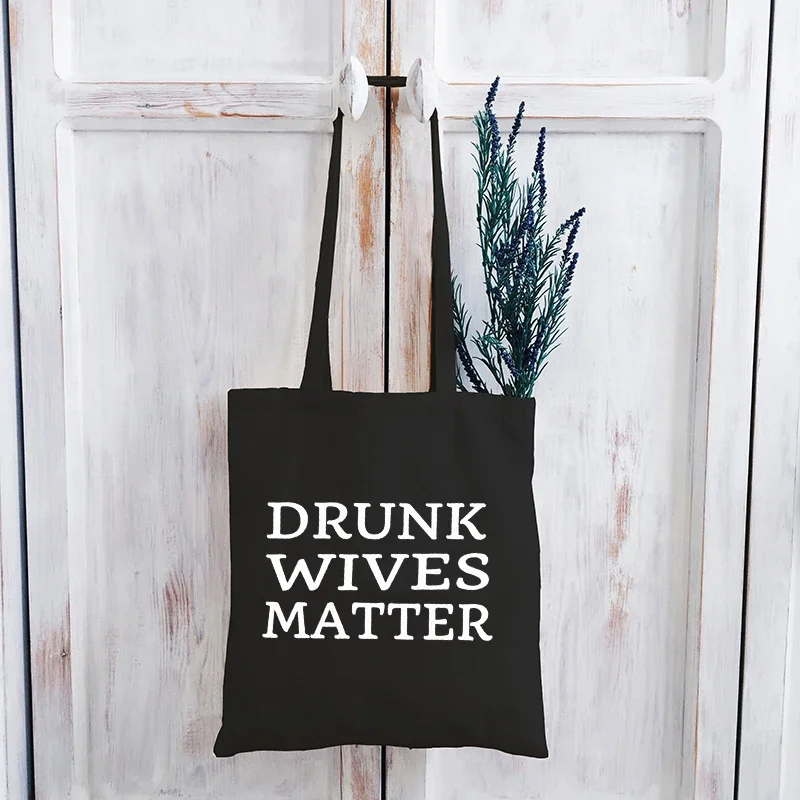 Drunk Canvas Bag Hawaii Shopping Bags Women Vacation Tote Bag Canvas Mama Holiday Eco Designer