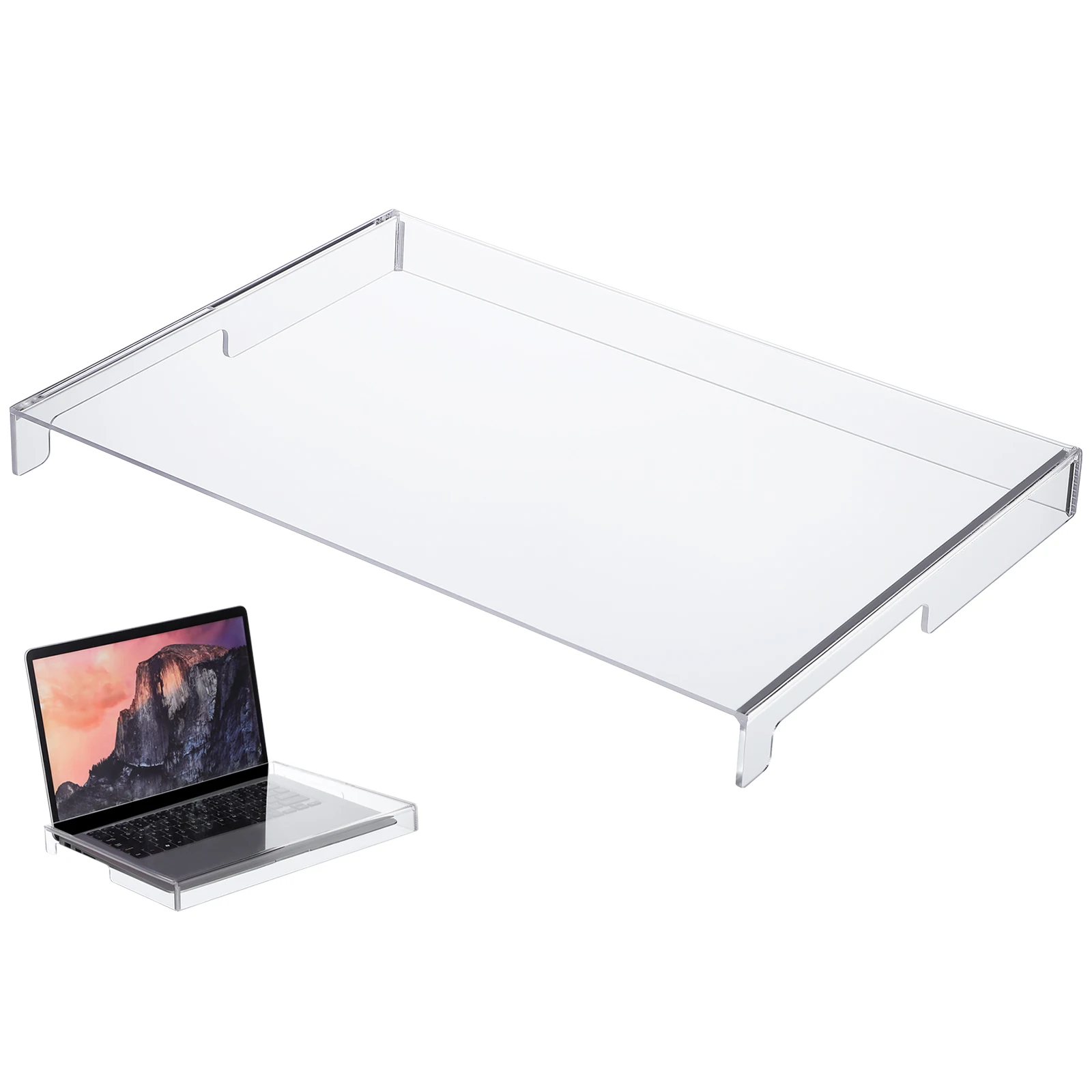 

Acrylic Keyboard Dust Cover 350x250x30mm Laptop Protector Waterproof Transparent Anti Scratch Case Accessories Household