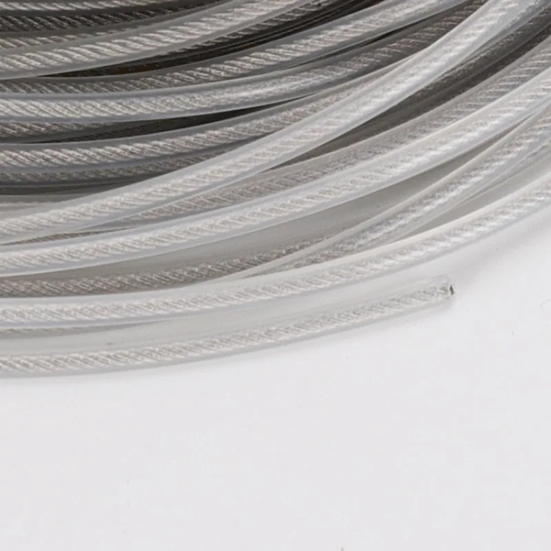 3,0mm x 40M Stahldraht Nylon Rasentrimmer Linie Freischneider Trimmer Seil Rasenmäher Kabel Lange Runde Rolle Gras Ersatzteile