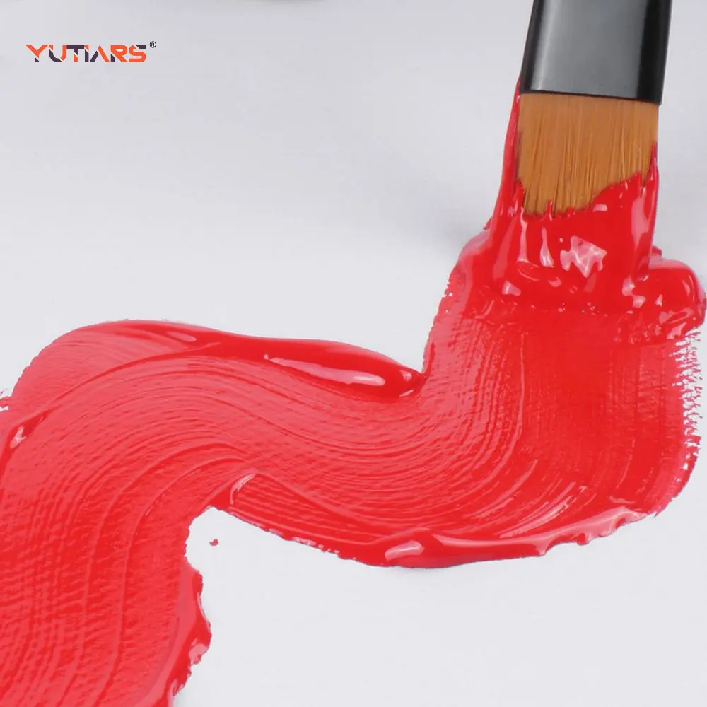 Yutiars Professionelles Künstler-Pinselset - 6 Stück, Nylonborsten für Aquarell, Acryl, Ölmalerei, Basteln & Gesichts- und Körpermalerei – Detail 4