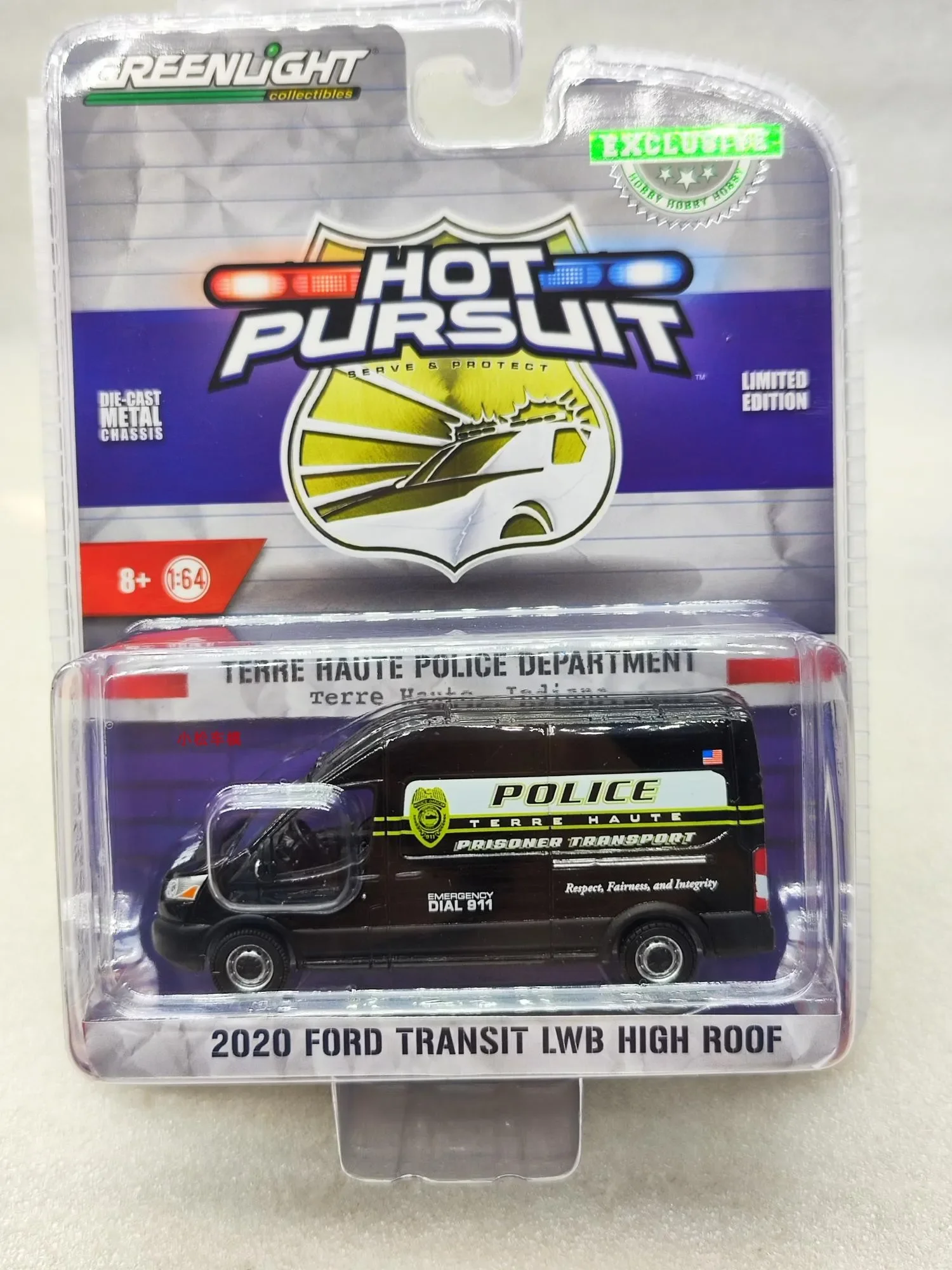 

GreenLight 1:64 2020 Ford Transit LWB, имитация высокой крыши, модель автомобиля из сплава, Коллекционная игрушка, подарок, сувенир, украшение для дисплея