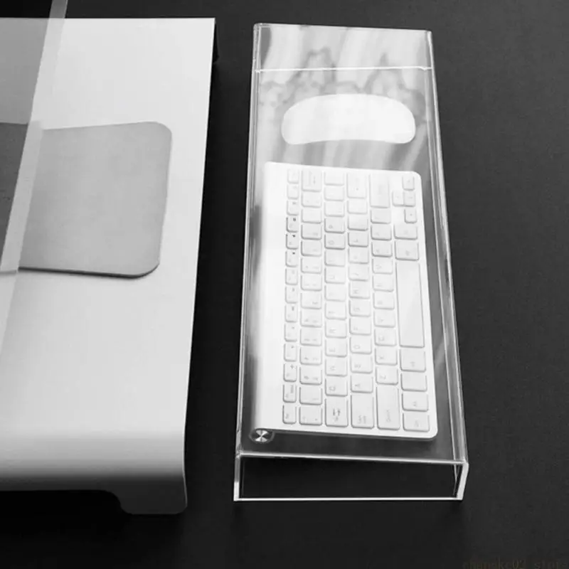 

Чехол для клавиатуры, акриловый защитный чехол-прозрачный антикошковый чехол для настольного ноутбука, игрового компьютера, для