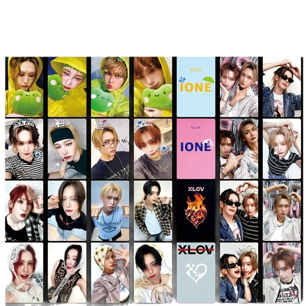 KPOP XLOV Album I ONE Photocard Fan Signing Card Bonus Card Bright