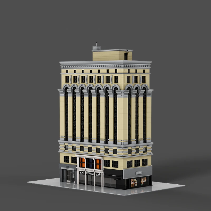 Nieuwe 6938 Stuks Stad Hot Selling Street View Moc Modulaire New York Architectuur Diy Creatieve Ideeën Kinderen Speelgoed Verjaardagscadeau Blokken