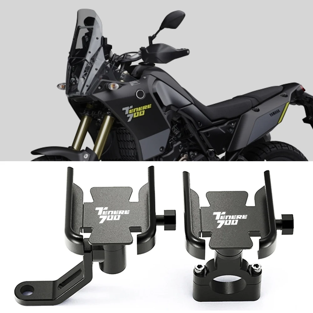 For YAMAHA TENERE700 Tenere 700 XTZ690 XTZ700 Motorcycle Accessories Handlebar Mobile Phone Holder GPS Stand Navigation Bracket