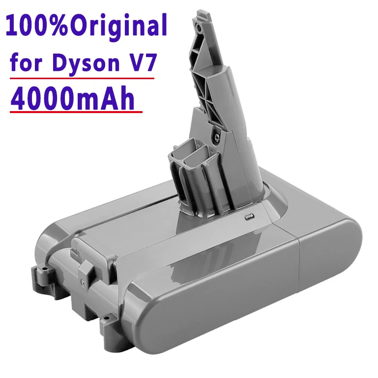 100%Original. 21.6V and 4000mAh Li Ion Battery V7, Sponge V7 Animal V7 Pro 225403 229687, Vacuum Cleaner Charging Tool