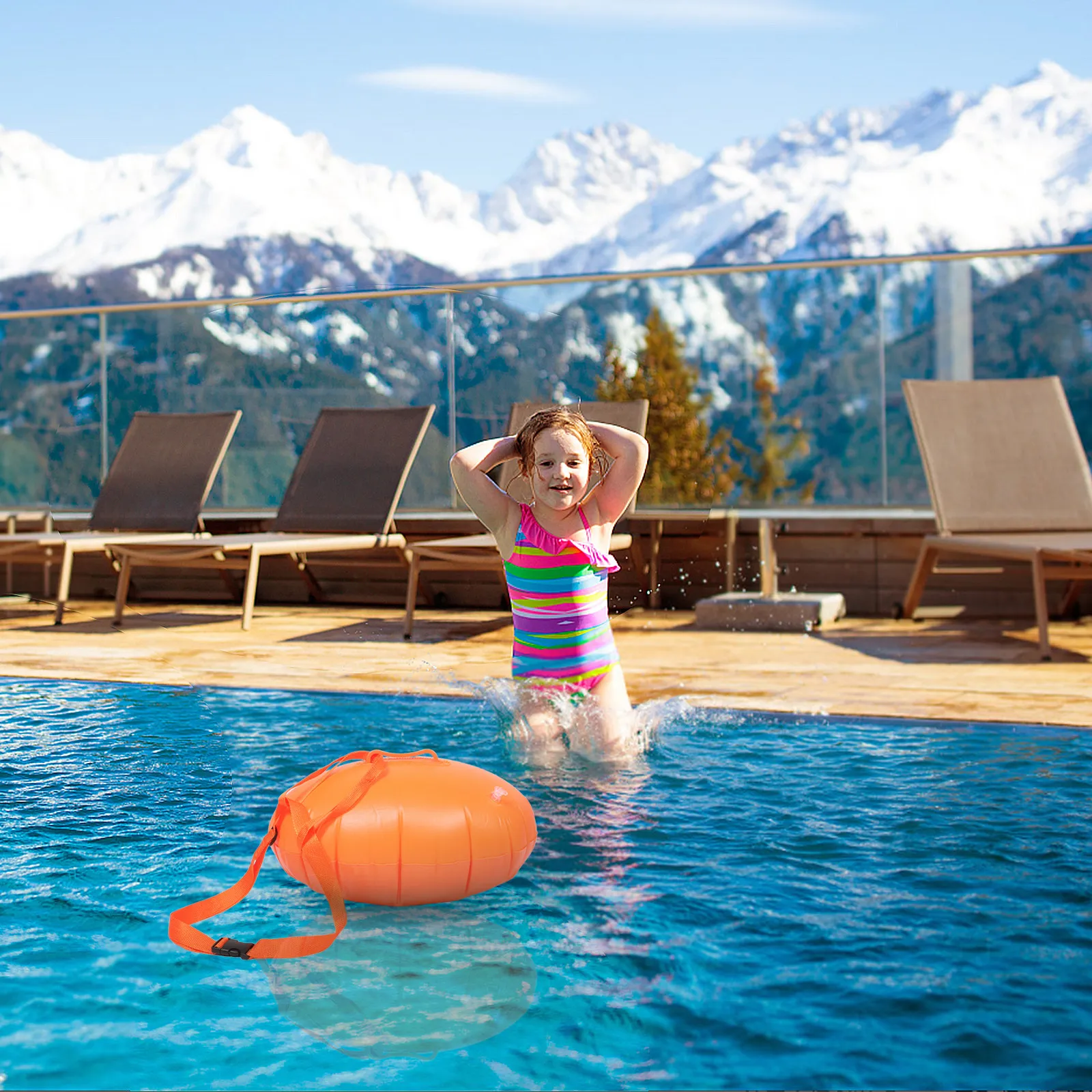 Swim Buoy Open Water - Şişirilebilir Yüzme Şamandırası Yüzme Güvenlik Ekipmanı