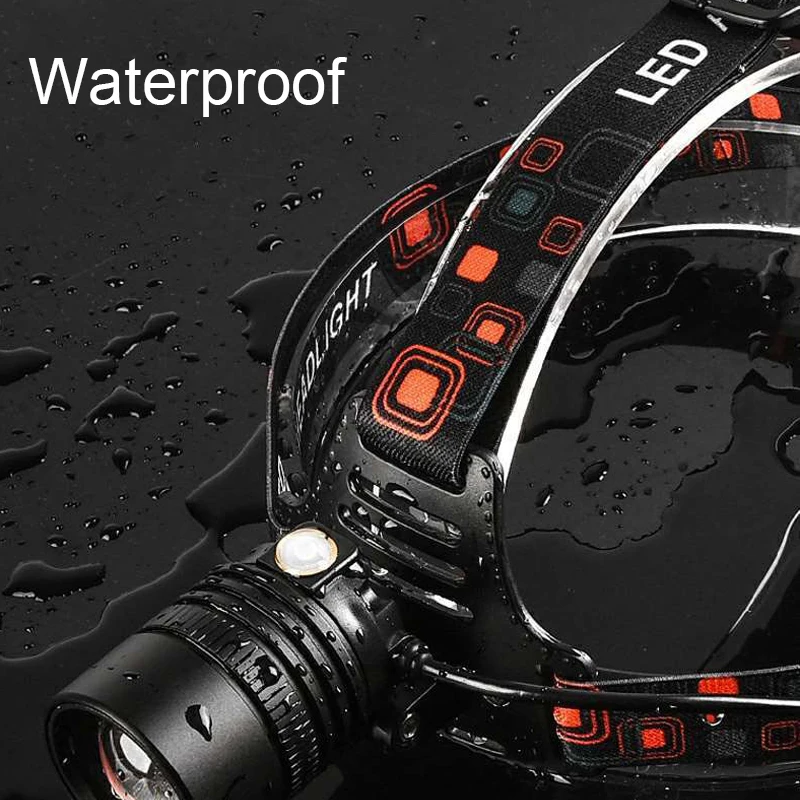 Strong Light Headlight USB Rechargeable Powerful LED Headlamp Ultra Bright Head Flashlight For Camping Fishing