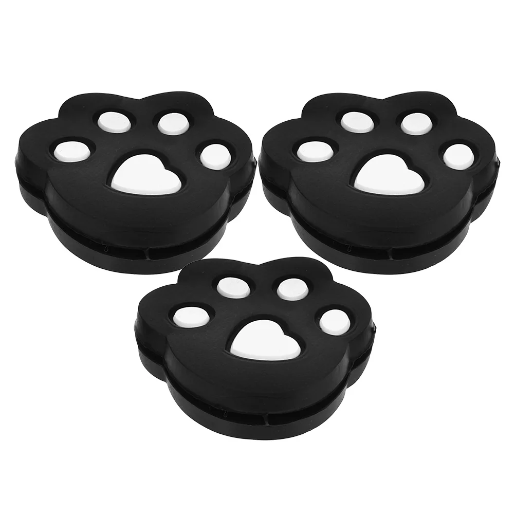 

3Pcs Tennis Racket Dampener Silicone Paw Shape Vibration Absorber Lightweight Easy Install Tennis Accessory Tiny Shocks Absorber