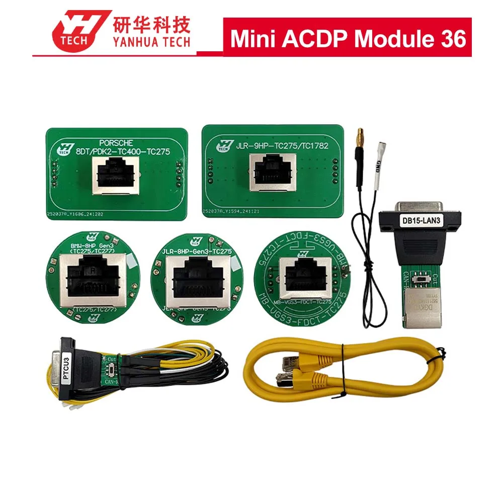 

Yanhua ACDP ZF-TC1782/TC275/TC277 Gearbox Clone Module 36 with License A001 for VGS3-FDCT, 8HP, 9HP50, 8DT/PDK2-TC400(TC275)