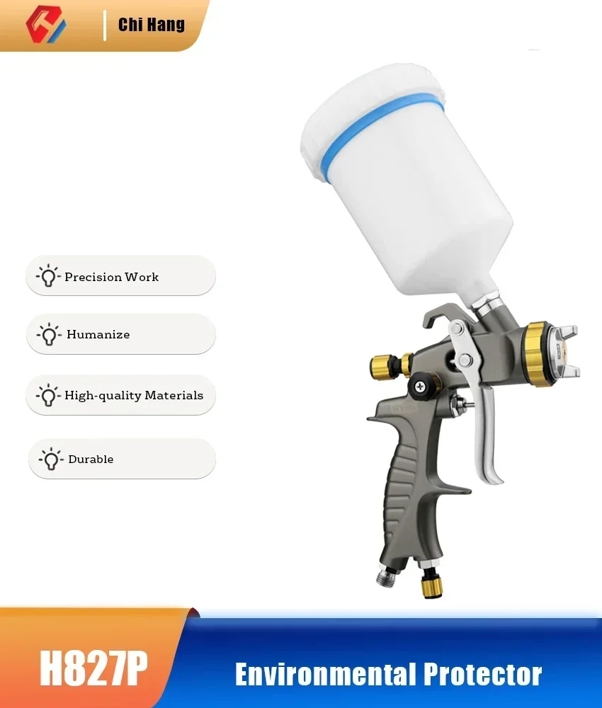 NF H827P Car Furniture Environmental Protection Spray High Atomized Oil Paint Sprayer Pneumatic Sheet Metal Primer Paint Gun