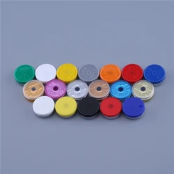 100/1000PCS Medical Vial Cap Aluminum Cap Medical Bottle Cap OD 20mm Diameter Aluminum Flip Off Cap