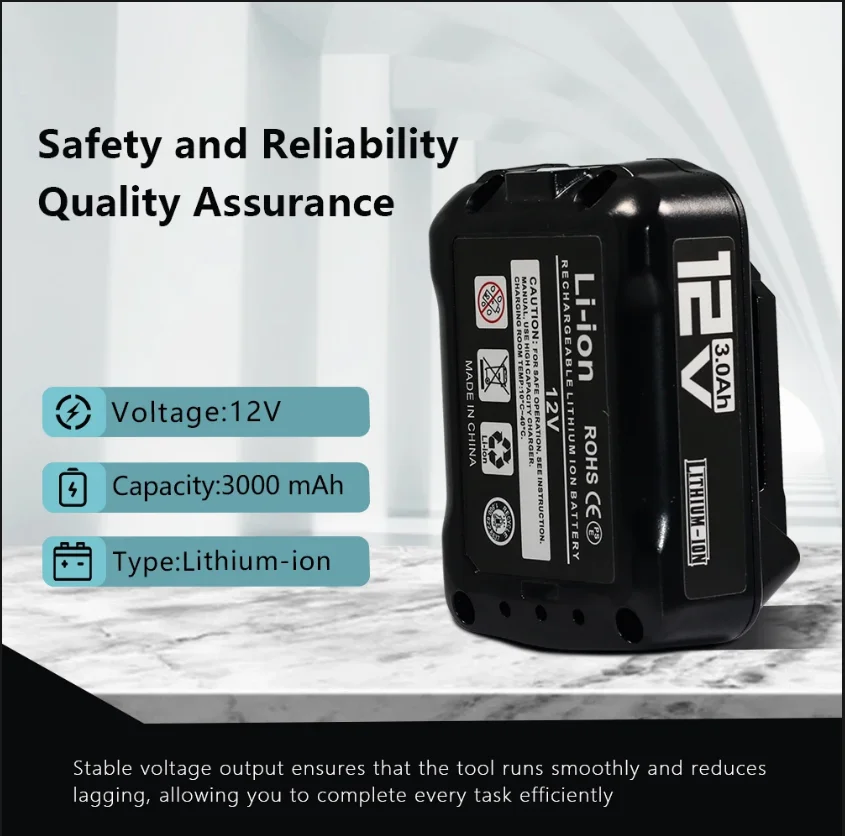 

For Makita 10.8V/12V 2.5Ah/2500mAh rechargeable power tools li-ion battery, For BL1021B, BL1041B, BL1015B, BL1020B, BL1040B