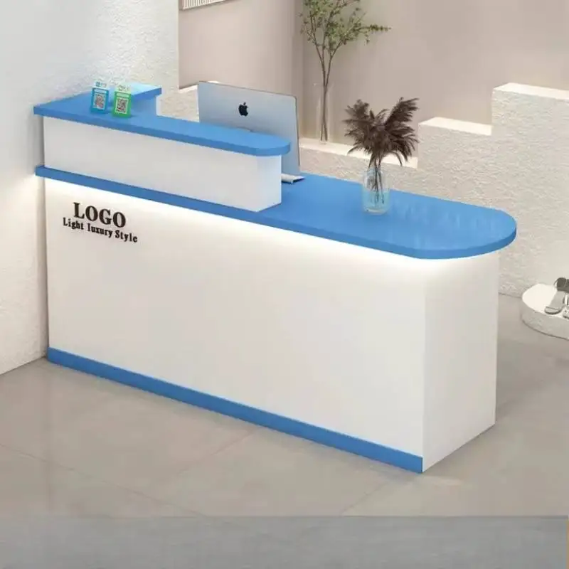 مكاتب استقبال للتخزين العتيق، مكاتب استقبال ذات أدراج كلاسيكية باللون الأسود، أثاث استقبال صغير من الخشب الصلب