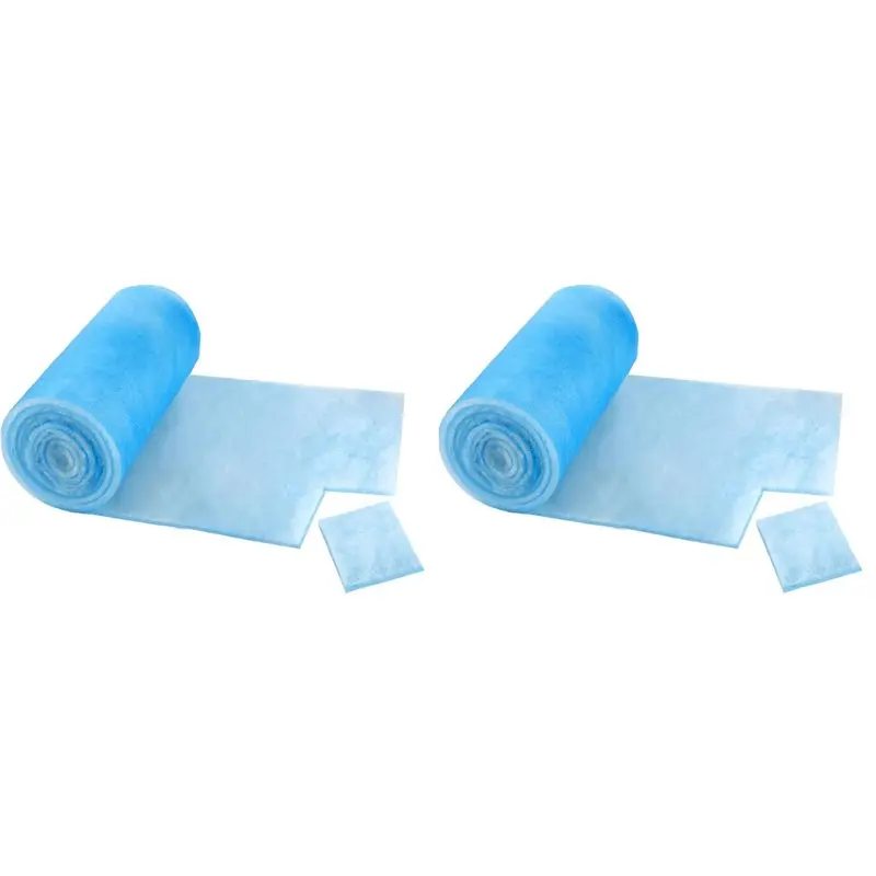 

ABZS 2Roll 12X120 Inch MERV 6 Reusable Air Vent Filter Cut To Size Electrostatic Floor Vent Filter Washable Replacement