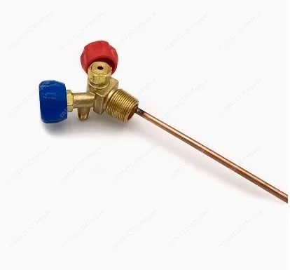 Special valve for refrigerant recovery QF-13F high and low pressure horn valve explosion-proof switch 30CM long copper pipe