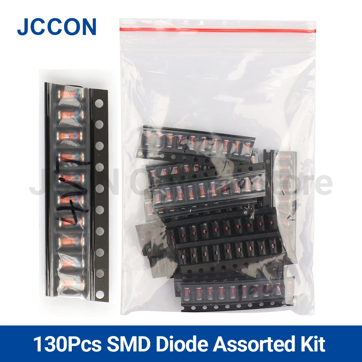 130Pcs 1W SMD Diode Kit LL41 Fast Switching Schottky Diode Assorstment Kit 13Values