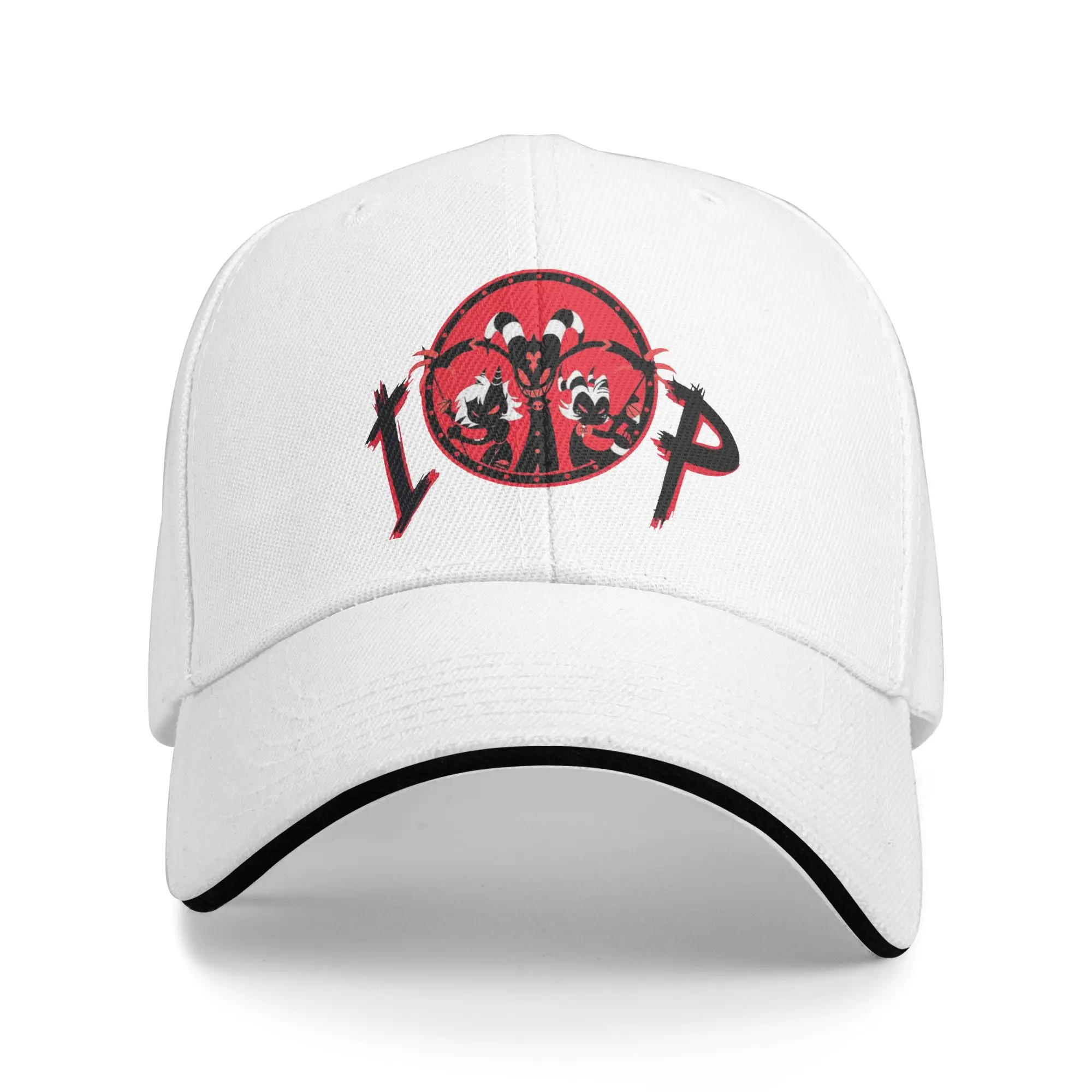 Helluva Boss Anime Baseball Caps Fashion Anime Sandwich Hat Men Women Adjustable Headwear Outdoor