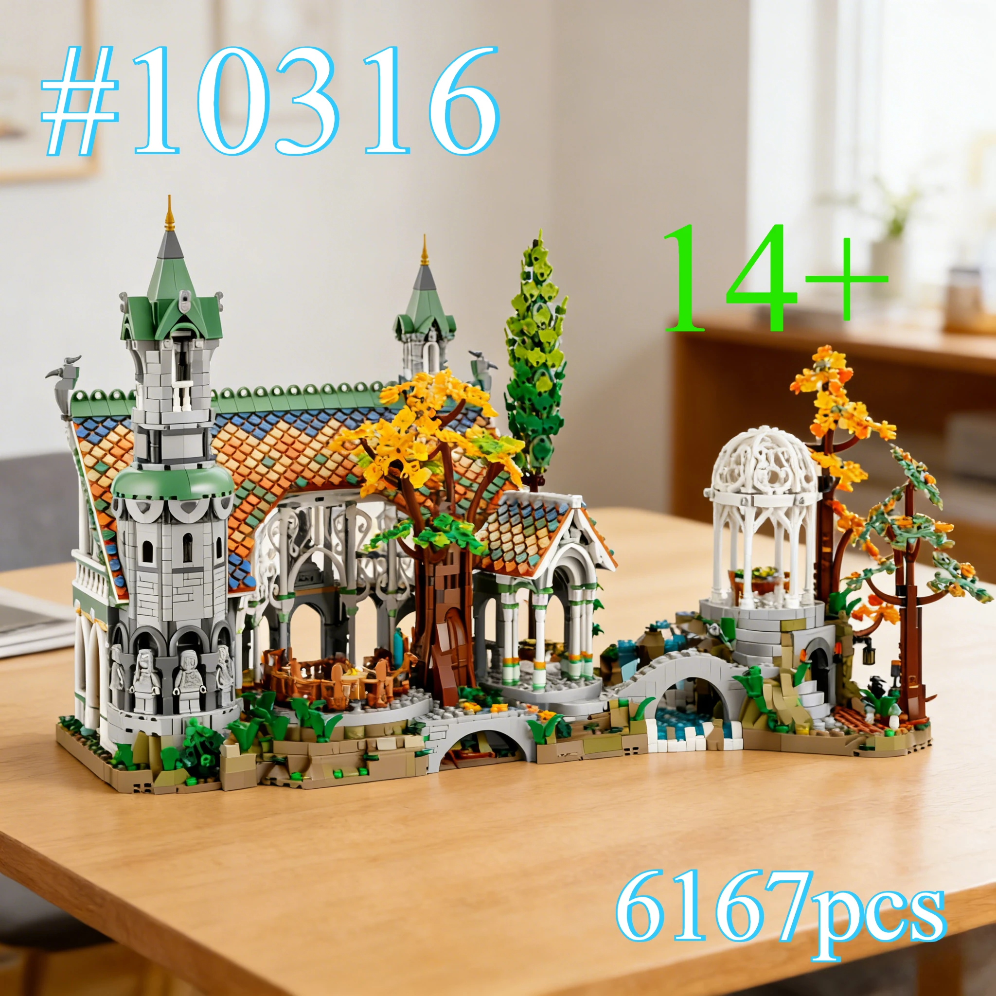 Valley Forest Tour 10316 MiNi Building Blocks Sets Suitable for Birthday Gifts， Not Compatible with Legoed Particles，6167pcs.
