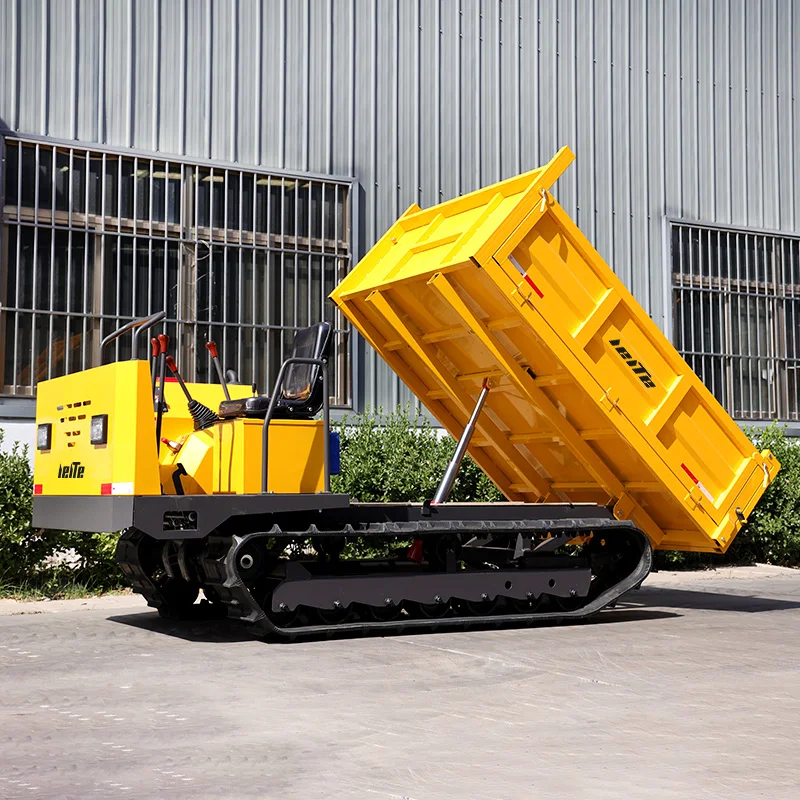 Agrarische 2000 kg handheld Crawler mini dumper Diesel Mini Dump Trucks boerderij 2 Ton Zelfladende Mini Dumper aangepaste prijs